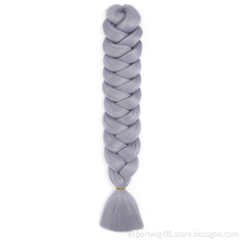 82inch 165g yaki Synthetic Jumbo Braids Bulk Synthetic Hair Crochet Braid Synthetic Fiber Hair Braiding Crochet Extension Hair